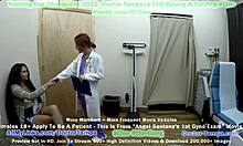 Doktor Tampas otthoni videója az első női vizsgájáról Angel Santana-val
