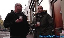 Vídeo HD de uma prostituta holandesa dando prazer oral em saltos altos
