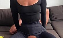 Pengembaraan anal liar teman wanita Brazil dengan dildo hitam besar