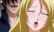 Érzéki anime professzor élvezi, hogy női gyakornokaiban ejakulál