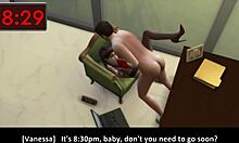 A férjes nők forró találkozása a szomszédjával a Sims 4-ben