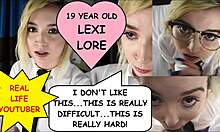 Nuori vloggaaja Lexi Lore jakaa henkselit ja likainen puhua syvälle kurkkuun video