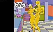 Marge, den frække husmor, bliver analt i både fitnesscentret og hjemme under sin mands fravær, med en humoristisk Hentai-tegneserie med Simpsons-tema som baggrund
