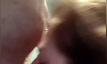 Amateur couple films themselves having rough sex