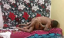 Gospodina indiană face sex cu nepotul ei