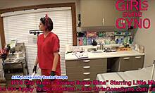 Азијска девојка прегледа пичку у болници на кућном видеу